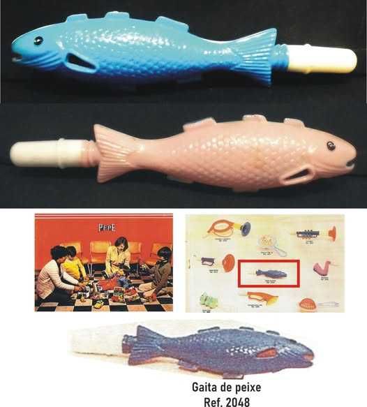 PEPE - gaita antiga peixe - anos 60/70 - MARCADO 2048