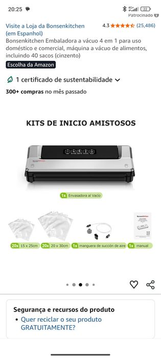 Vacuum Sealer Bonsen Kitchen VS2100