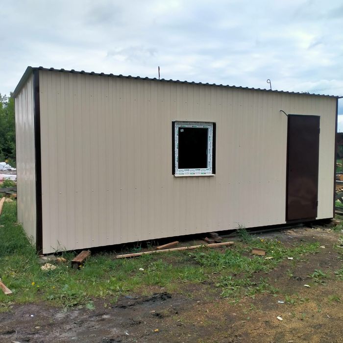 Вагончики дачные и строительные. Доставка кран-манипулятор