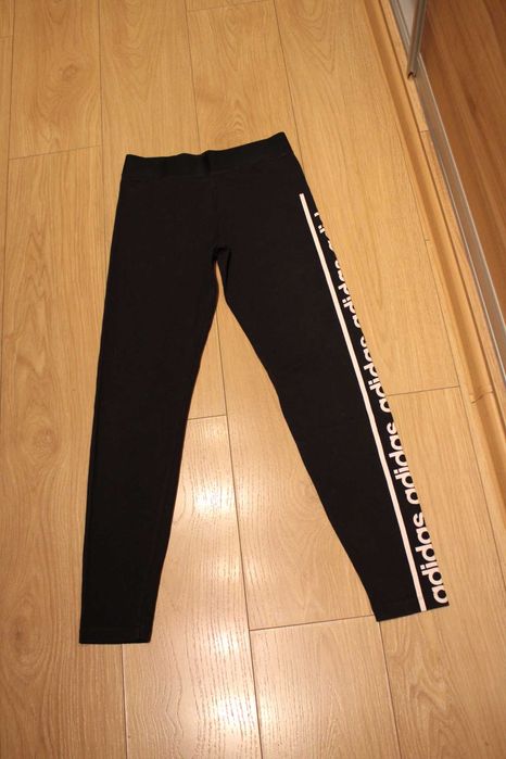 JAK NOWE Leginsy,damskie/ M,czarne,ADIDAS