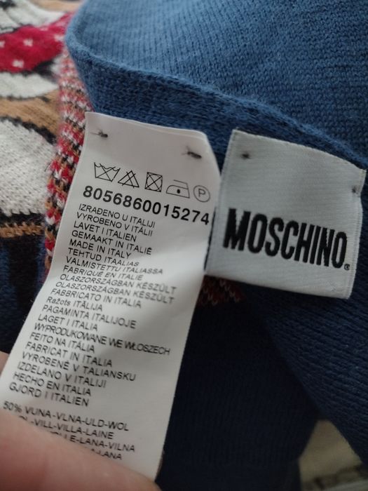 Продам шарф moschino Италия шерсть — zdjęcie 4