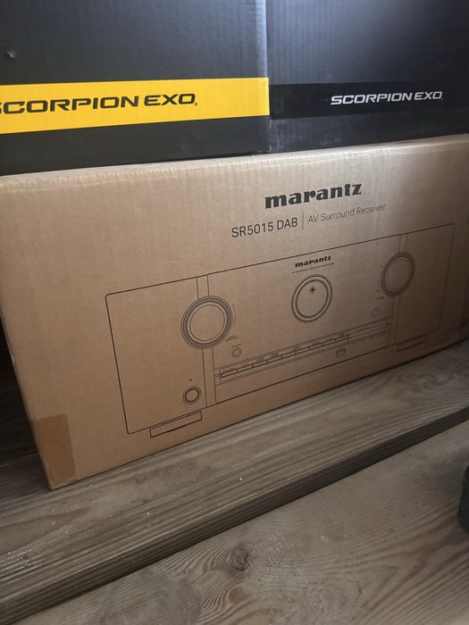 Marantz SR5015 DAB (SR-5015) Amplituner kina domowego 7.2 z obsługą 8K, Dolby Atmos, Dolby Vision, DAB