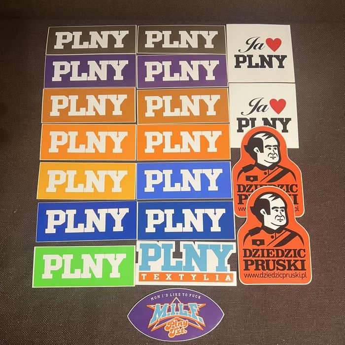 Naklejki wlepy supreme tede plny stoprocent prosto