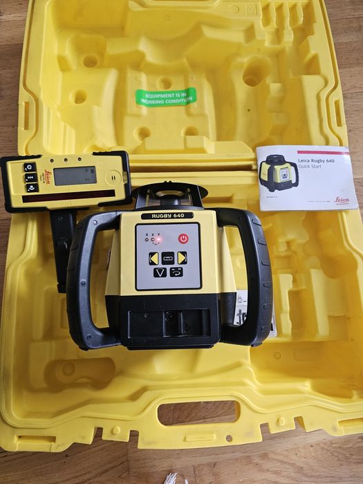 Leica Rugby 640 laserowy niwelator obrotowy