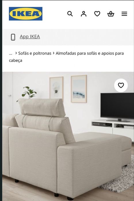 Apoio de cabeca para sofa VIMLE