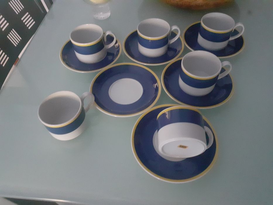 Chavenas de chá da vista alegre