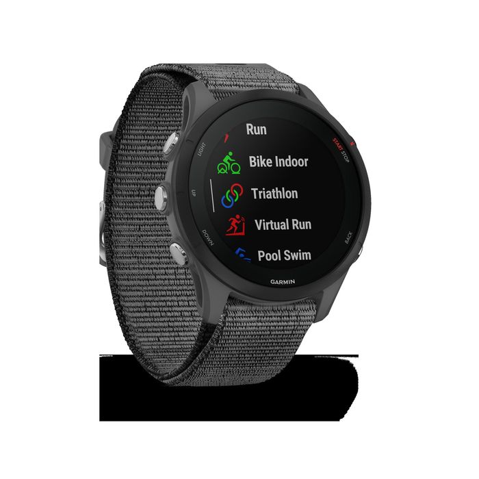 Smartwatch GPS de Corrida Forerunner 255 com Bracelete em Nylon