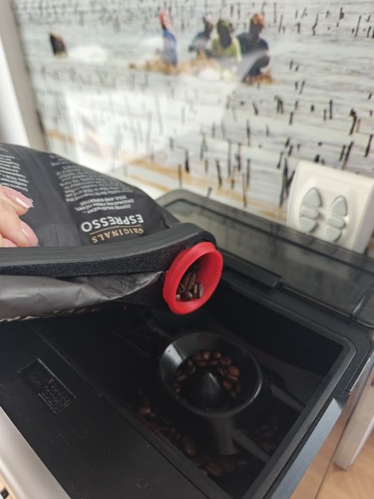 System zamykania torebki na kawę