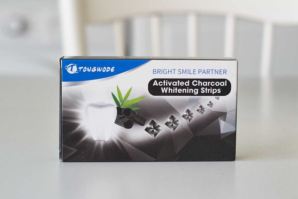 Tiras de branqueamento de carvão ativado de coco – 7 Saquetas