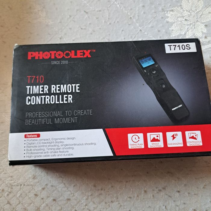 PHOTOOLEX T710 pilot przewodowy TIME LAPSE