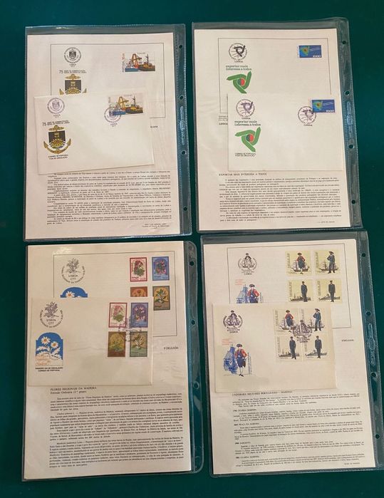 Sobrescritos de 1º dia de circulação dos CTT (FDC’S) - 1983