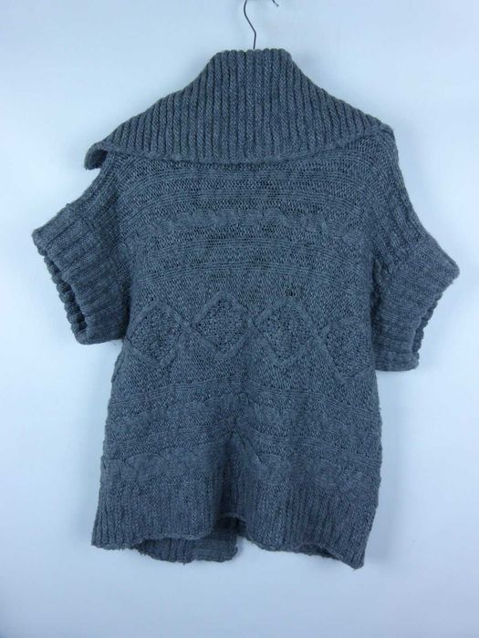 Next luźny szary sweter z wełną / 42