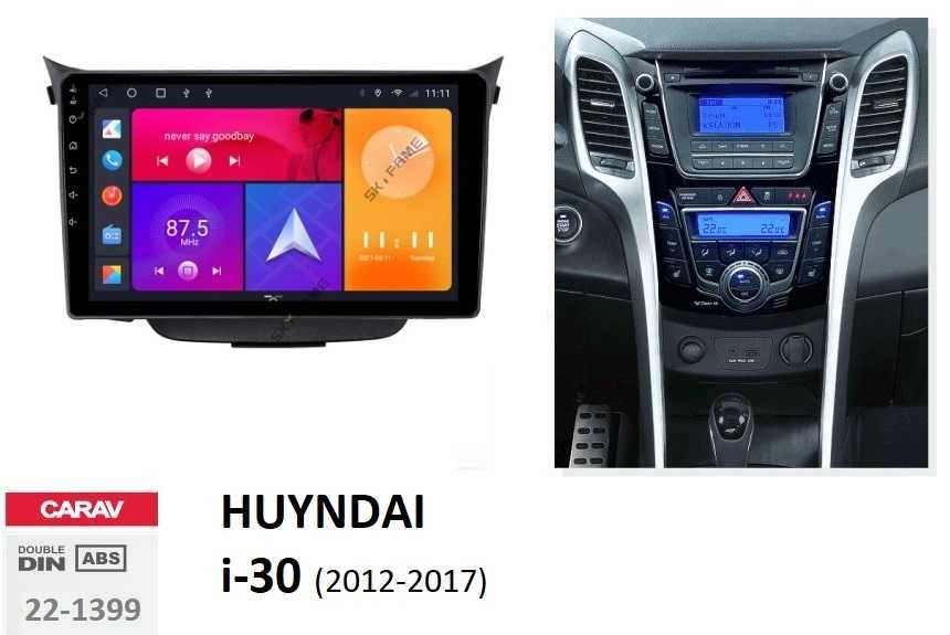 Rádio 2DIN • Hyundai i-30 • (2008 a 2017) • Android [4+64GB] i30