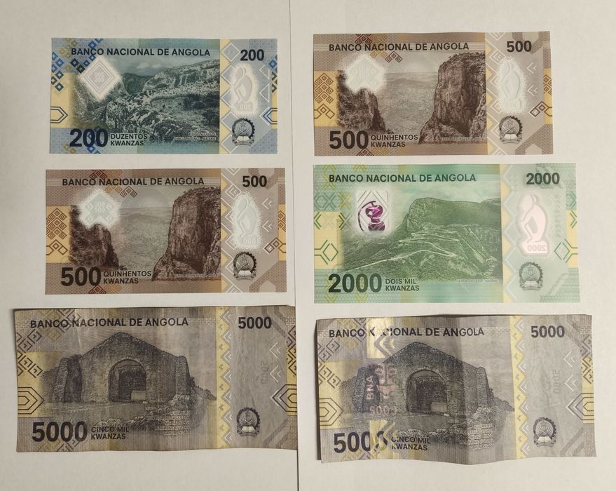 Notas Angola Kwanzas
