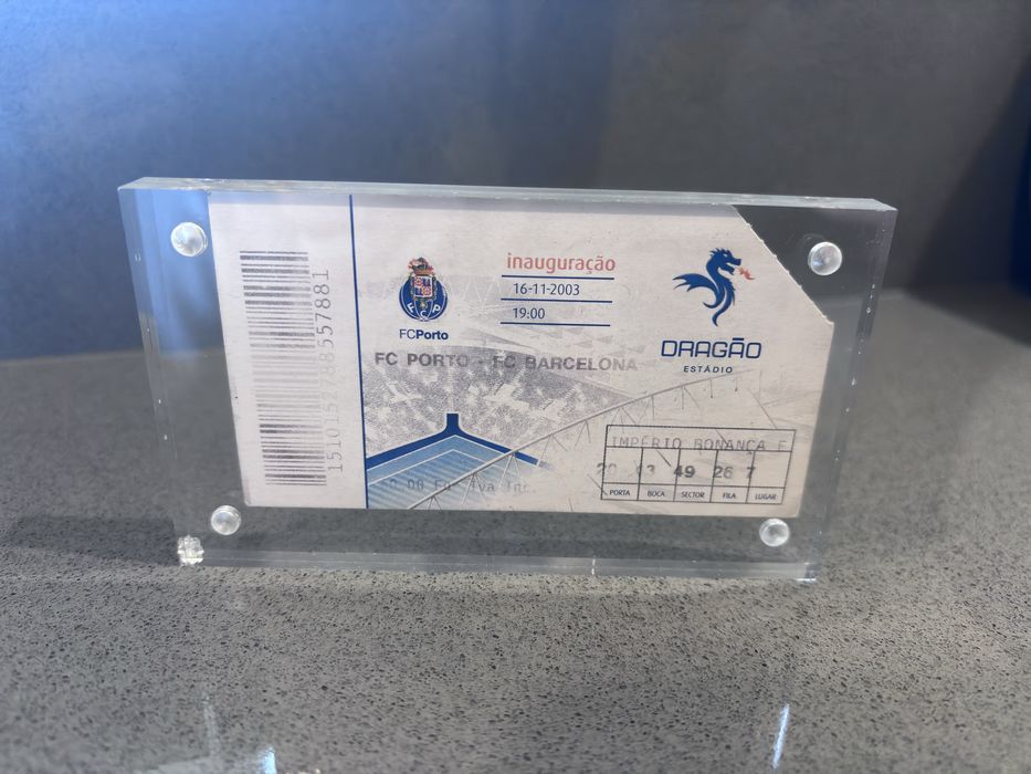 Bilhete Original Inauguração Estádio do Dragão - Estreia Leonel Messi