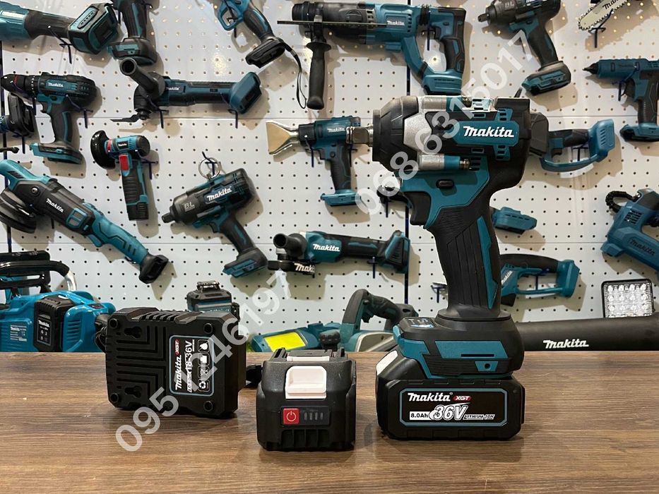 Гайковерт акумуляторный безщеточный Makita DTW500BL 36V 8A винтоверт