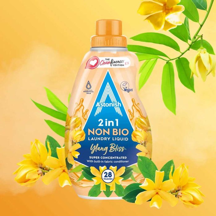 Концетрований гіпоалергенний гель для прання 2в1 Astonish