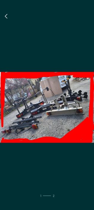 Bagażnik rowerowy na hak