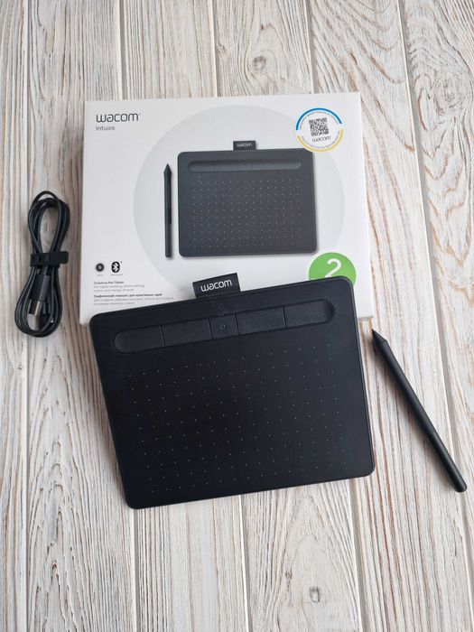 Графічний планшет Wacom Intuos S Bluetooth Black