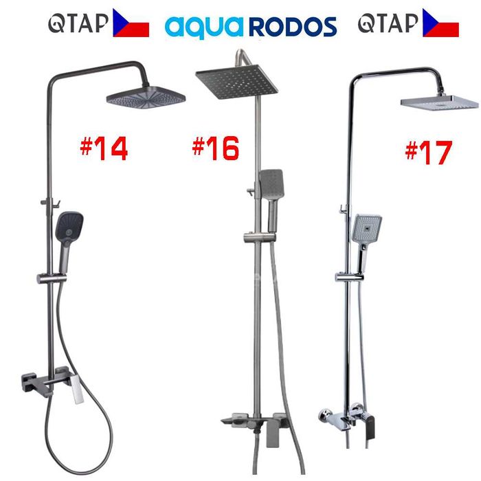Розпродаж душових систем для ванни Imprese Qtap, Lidz, Devit Hansgrohe
