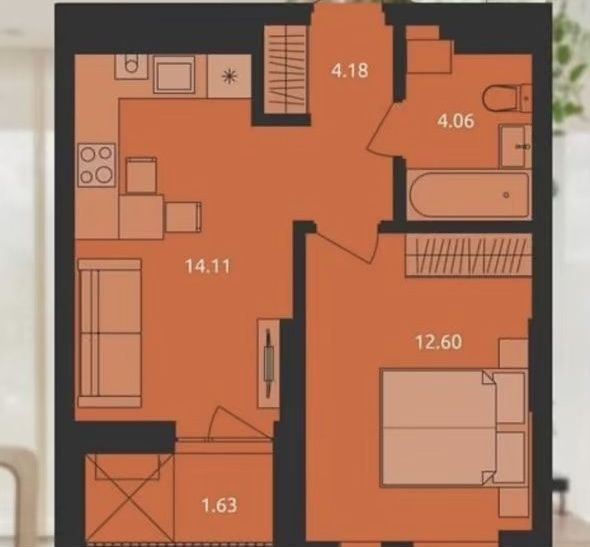 S_Продаж 1-кімнатної квартири в ЖК «Емпатіка» (забудовник Renome)