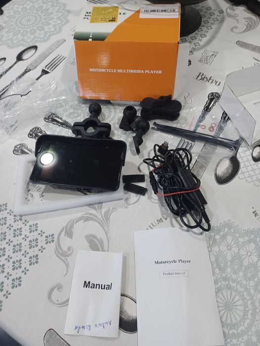 Carplay android de moto de 5"