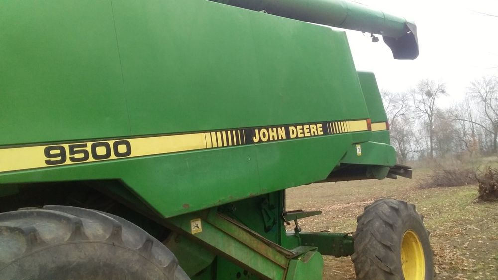 Комбайн Джон Дір 9500, JOHN DEERE, з жаткою ФЛЕКС 925, візком, 1997 р.