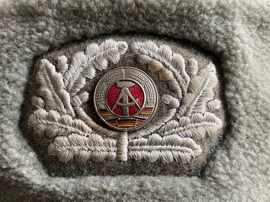 Czapka zimowa uszatka wojsk NRD NVA 1967 r.