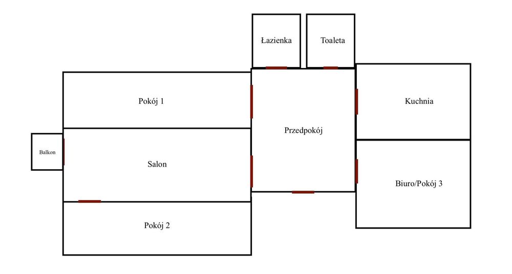 4 -pokoje gotowe do zamieszkania | 1 piętro | 57,86 m² | Balkon | Parking | Centrum