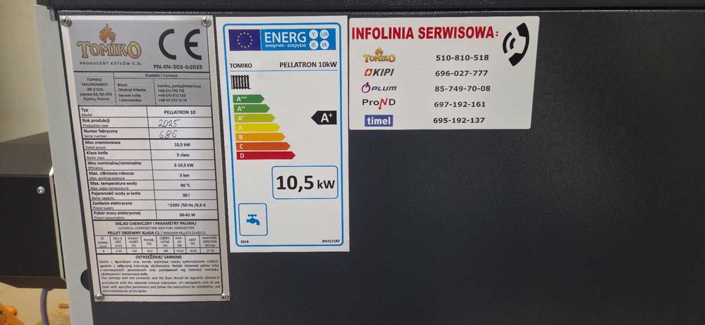 Kocioł Pellatron 10kW Palnik KIPI Montaż Serwis ! od ręki !