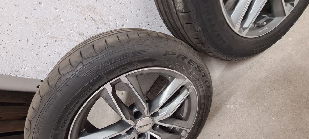 4szt., opony letnie Dębica z felgami aluminiowymi