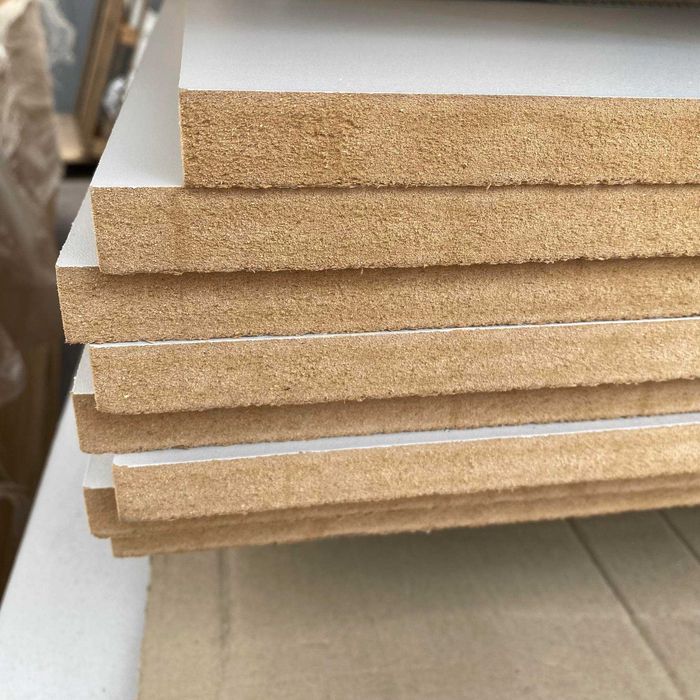 Arkusz MDF 2800x2070x18 mm dwustronnie laminowany popielaty/szary