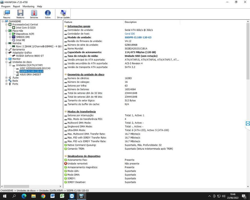 Computador DI i3 com SSD e Windows 11 PRO