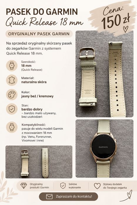 Garmin pasek do zegarka