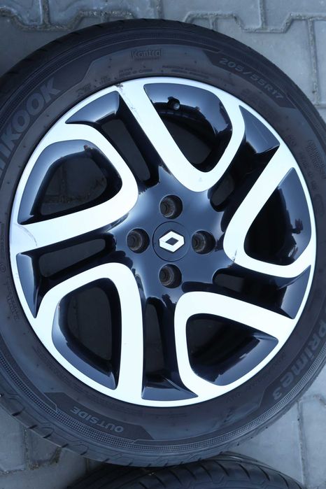 4x Alufelgi 4x100 17'' 6,5J ET40 RENAULT  +TPMS DEMO Jak NOWE
