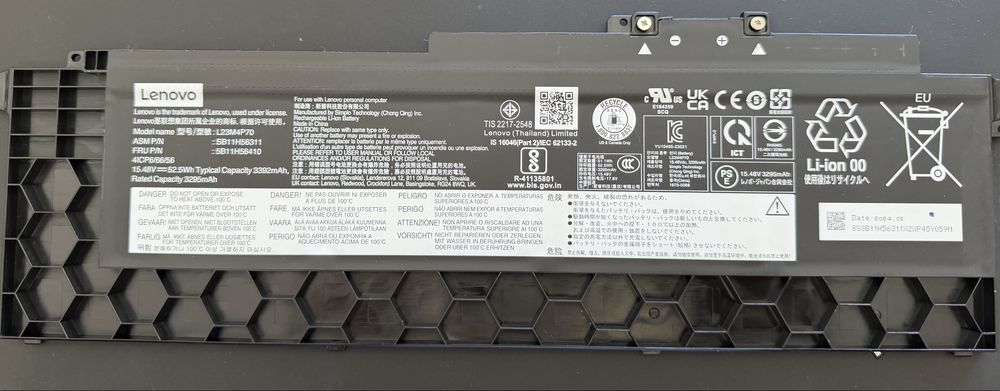 Bateria Lenovo L23M4P70