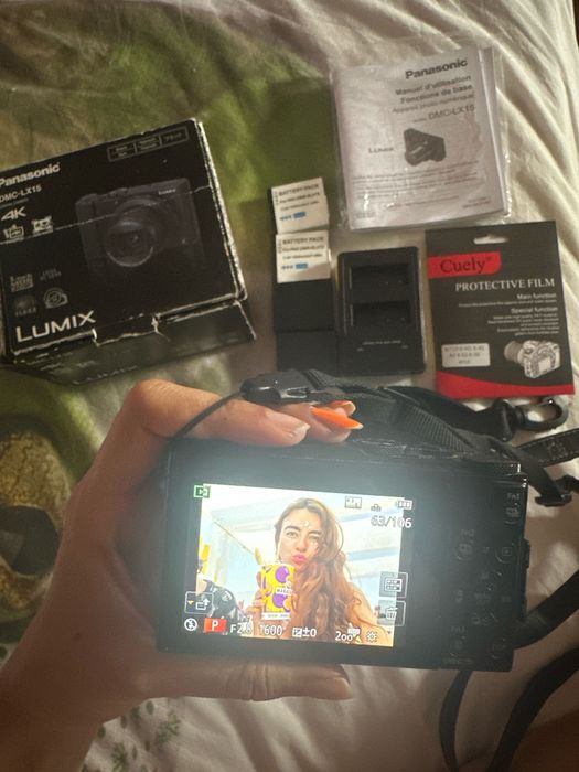 Panasonic Lumix LX15 (Lente Leica f/1.4 - 4K) + Pack 3 Baterias e Extras (Excelente Estado)