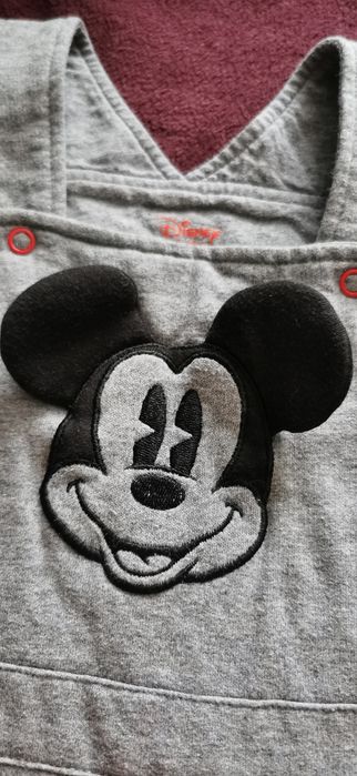 Ogrodniczki krótkie spodenki Mickey Mouse rozmiar 86