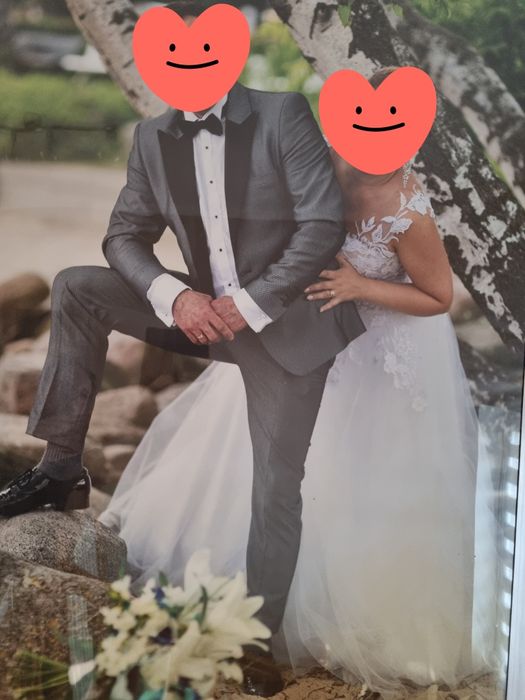 Garnitur / Garnitur ślubny stan idealny