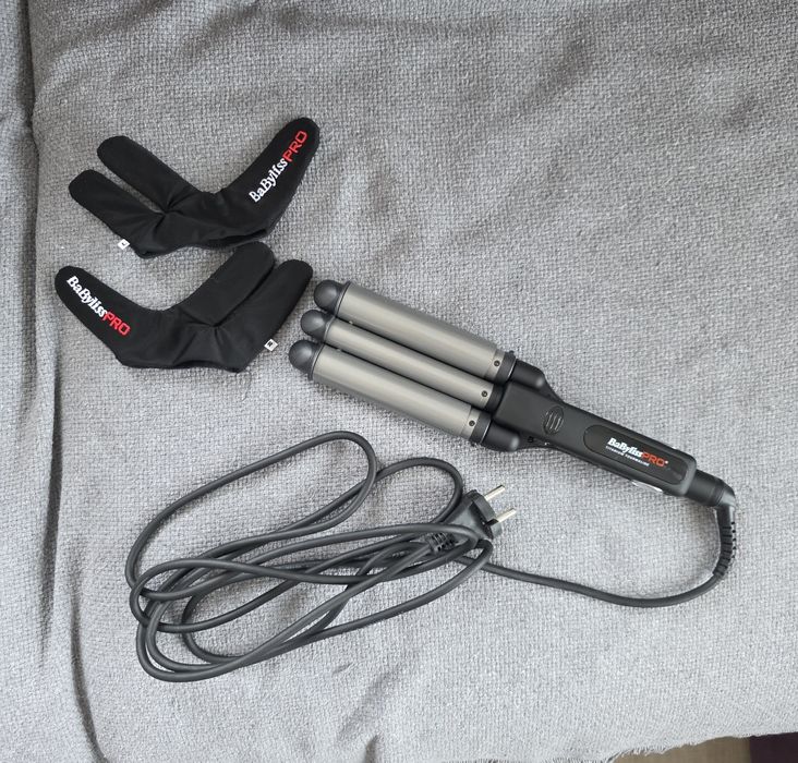 Modelador triplo para caracóis Babyliss Pro