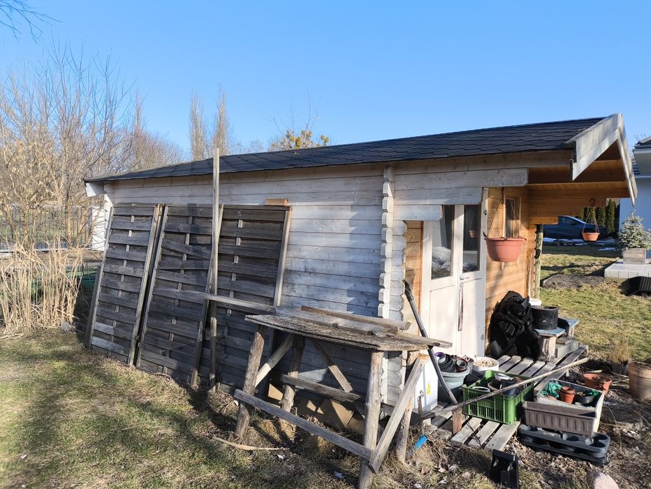 Domek narzędziowy drewniany balik 40mm 16m2