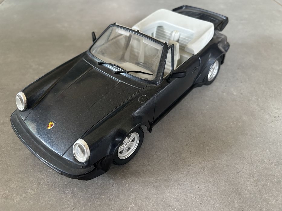 Porsche 911 Turbo Anthracite Tonka Polistil 1/16 - Miniature Zamac - Sans Boîte