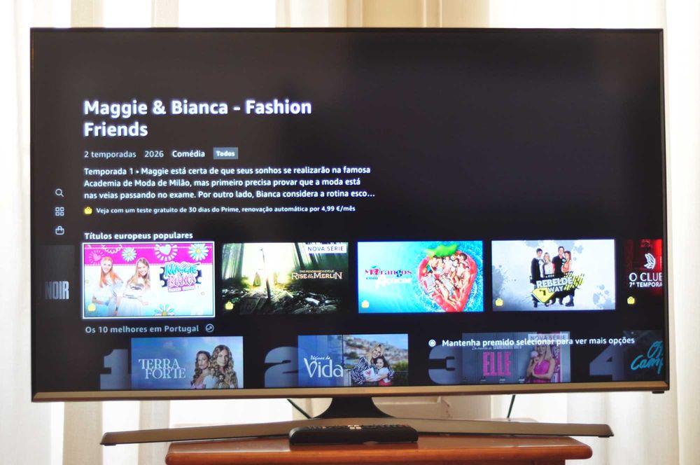 smart tv Samsung 43" em óptimo estado