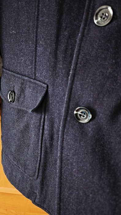 Płaszcz męski, granatowy , rozmiar L-XL