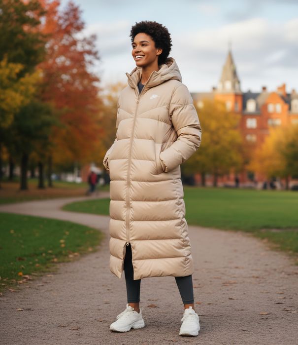 Зимові жіночі пуховики Nike W Nsw Tf City Hd DH4081-200 Оригінал XS-XL