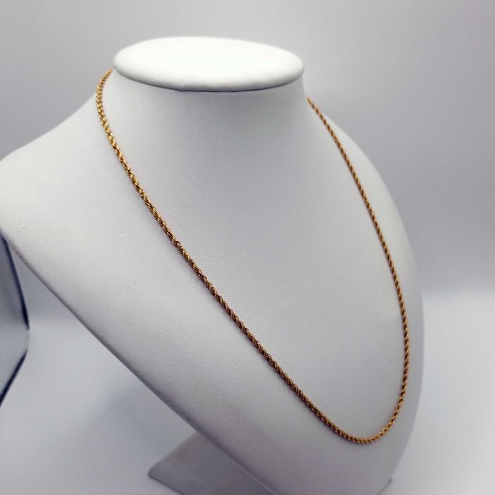 Złoty łańcuch - Łańcuszek Kordel ze Złota 585, 9,43g. 50cm.