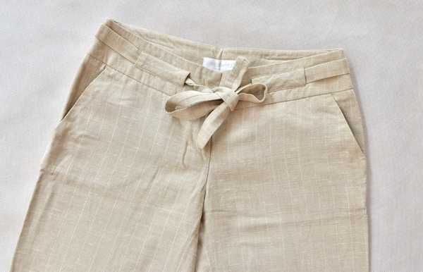 Reserved spodnie damskie kuloty bermudy 38 M beżowe na lato