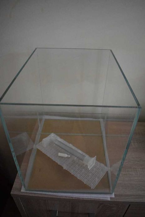 Akwarium OptiWhite 29x38x35 dno Float + filtr Ista