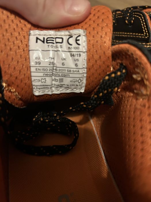 Buty BHP NEO tools. Rozmiar 39/25,5cm