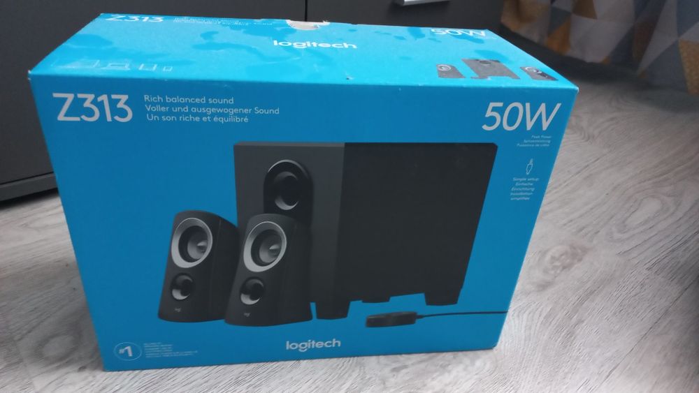 Głośniki komputerowe logitech 2.1 Z313